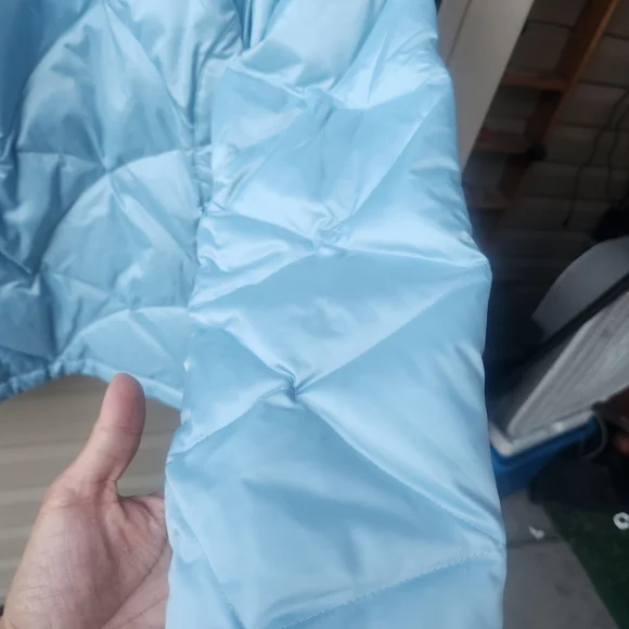 The North Face Womens Light Blue Puffer Jacket Size Medium - Picture 8 of 12